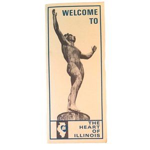 Vintage Booklet Welcome To The Heart of Illinois IL Historical Places